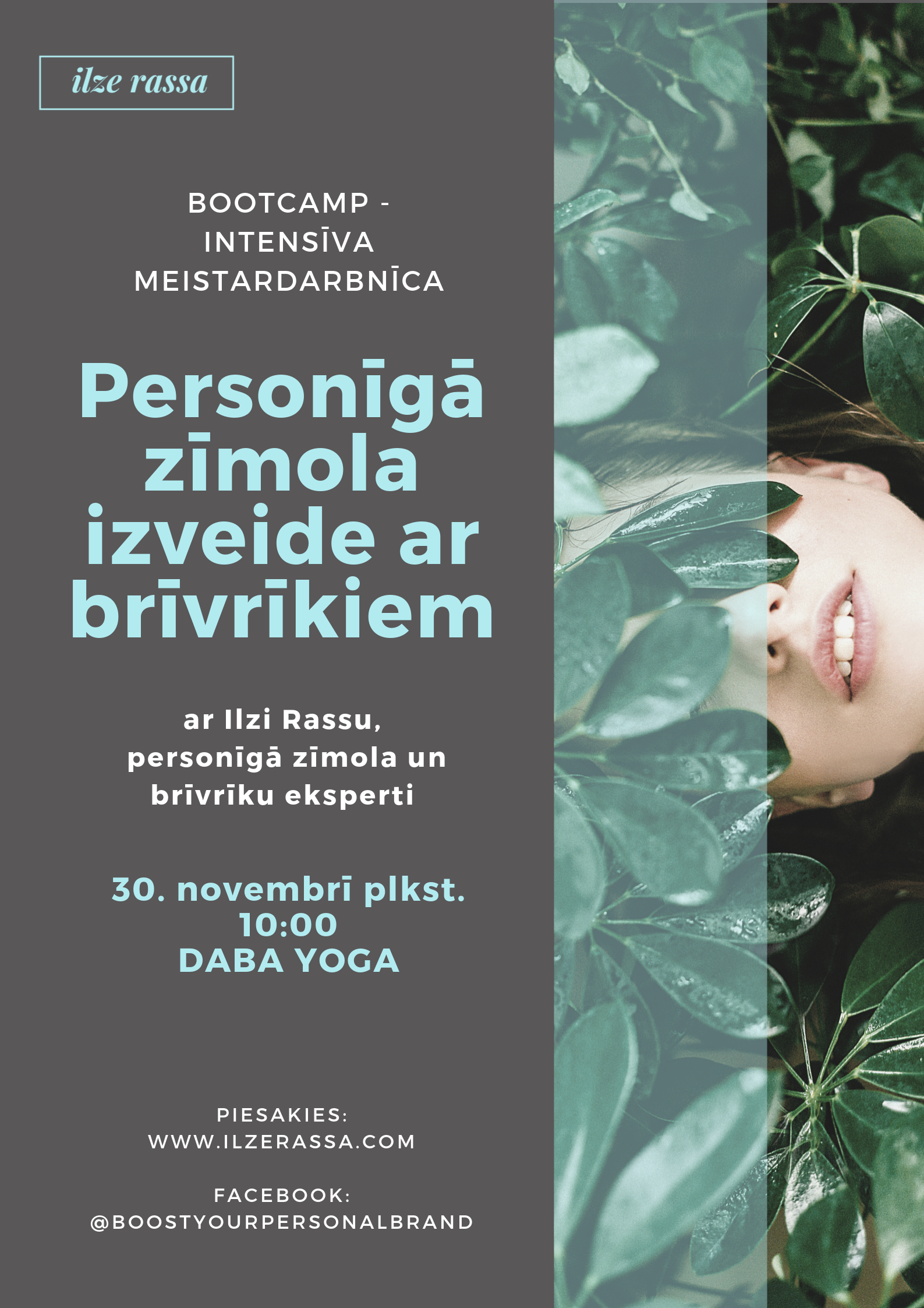 Filtered Blue Photo Marathon Event Poster Personīgā zīmola izveides ar brīvrīkiem bootcamp