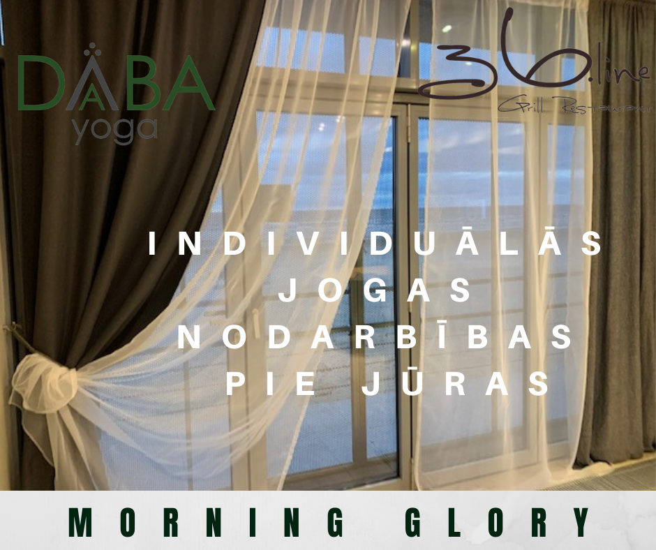 MORNING GLORY 1 INDIVIDUĀLĀS JOGAS NODARBĪBAS JŪRMALĀ PIE JŪRAS
